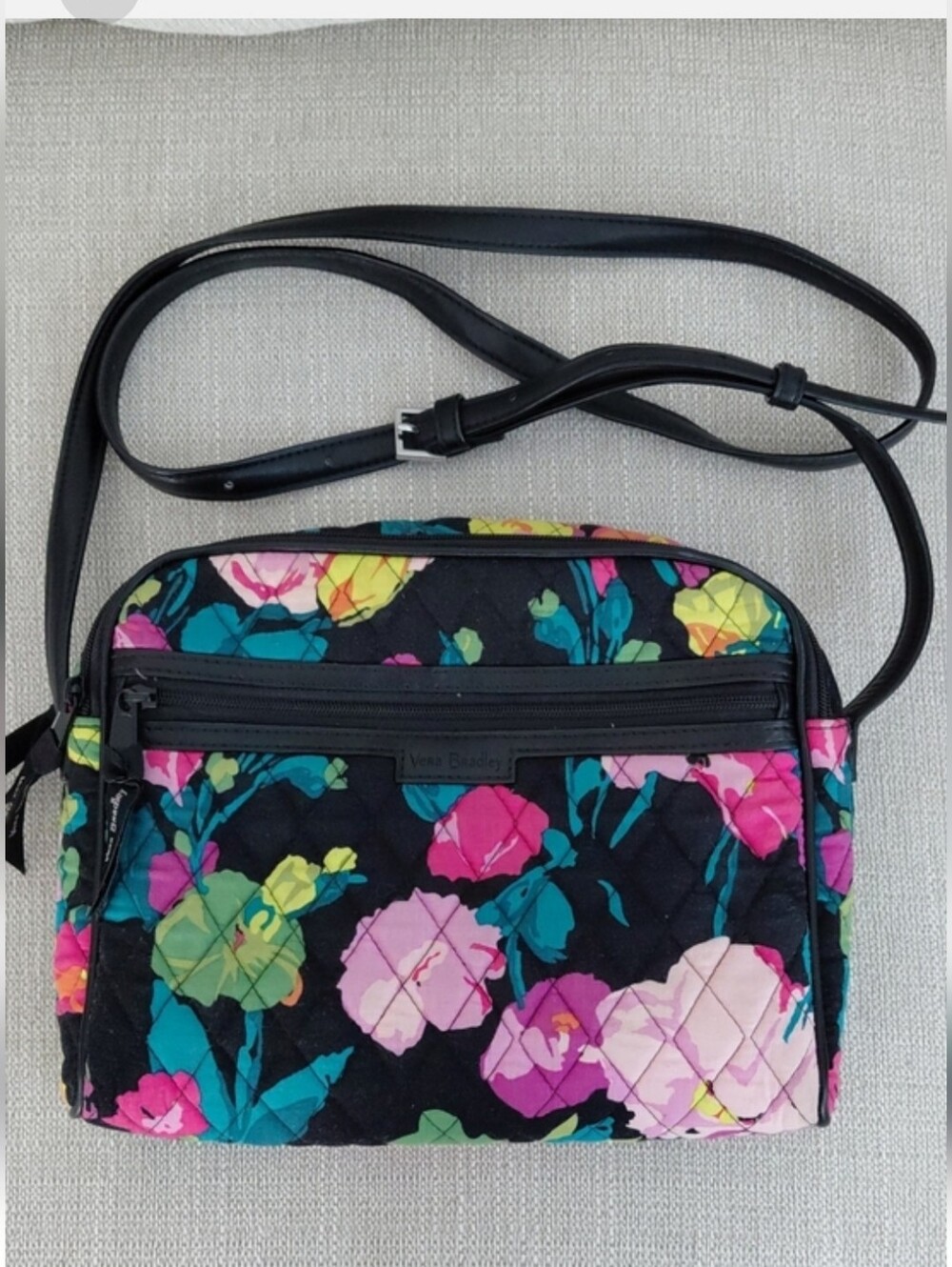 Vera Bradley Quilted Floral Crossbody Bag